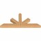 Ekena Millwork Saratoga Timber Gable Bracket, Western Red Cedar, 72"W x 33"H x 5 1/2"D x 5 1/2"F, 11/12 Pitch GBW072X33X0606SAR00SWR - alternate 3